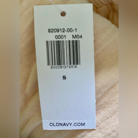 Apricot cotton mini dress with pockets - Picture 6 of 6